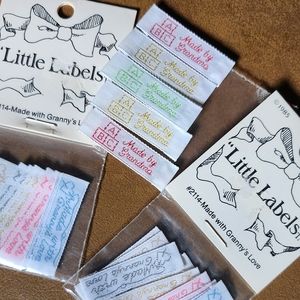 GRANDMA'S -Little Labels Made with Granny's Love , Made by Grandma, VTG 1985